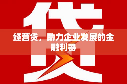 索县经营贷，助力企业发展的金融利器