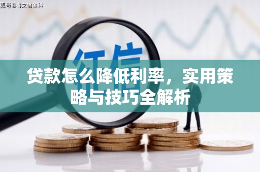 索县贷款怎么降低利率，实用策略与技巧全解析