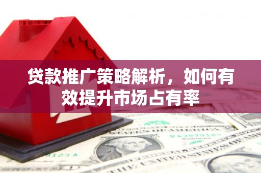 索县贷款推广策略解析，如何有效提升市场占有率