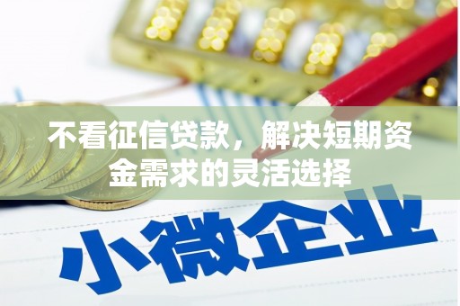 索县不看征信贷款，解决短期资金需求的灵活选择