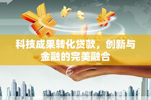 索县科技成果转化贷款，创新与金融的完美融合