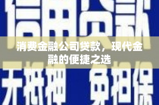 索县消费金融公司贷款，现代金融的便捷之选