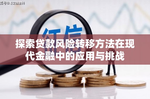 索县探索贷款风险转移方法在现代金融中的应用与挑战