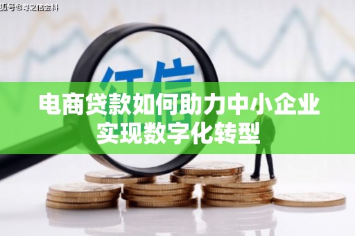 索县电商贷款如何助力中小企业实现数字化转型