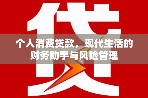 索县个人消费贷款，现代生活的财务助手与风险管理