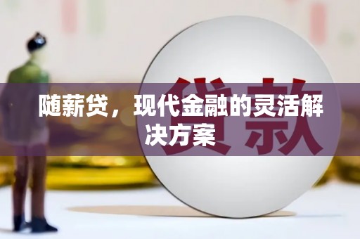 索县随薪贷，现代金融的灵活解决方案