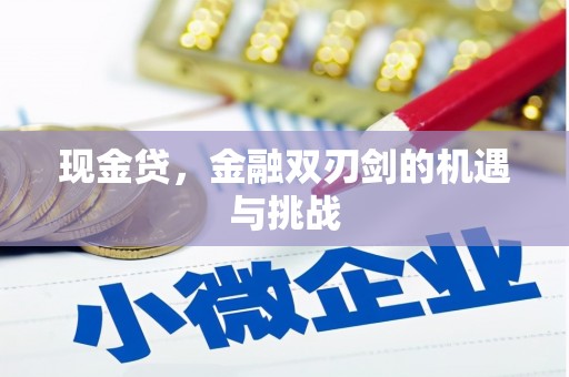 索县现金贷，金融双刃剑的机遇与挑战