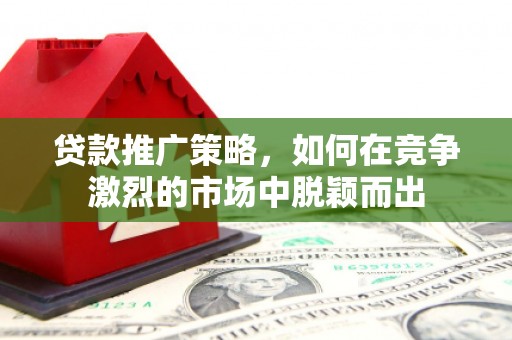 索县贷款推广策略，如何在竞争激烈的市场中脱颖而出
