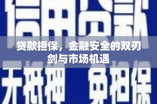 索县贷款担保，金融安全的双刃剑与市场机遇