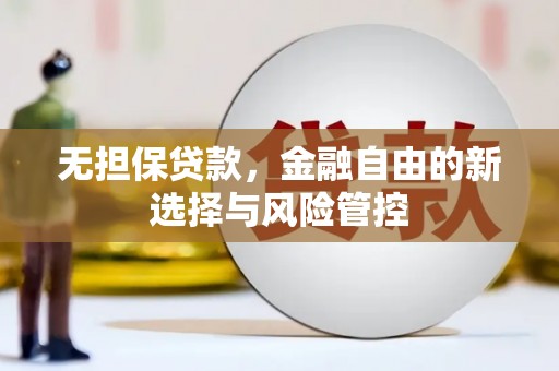索县无担保贷款，金融自由的新选择与风险管控