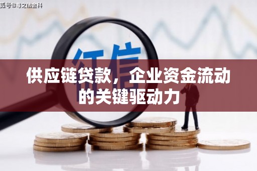 索县供应链贷款，企业资金流动的关键驱动力