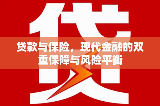 索县贷款与保险，现代金融的双重保障与风险平衡
