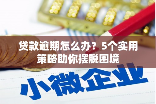索县贷款逾期怎么办？5个实用策略助你摆脱困境
