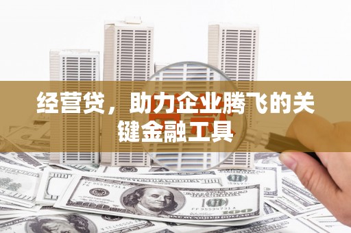 索县经营贷，助力企业腾飞的关键金融工具