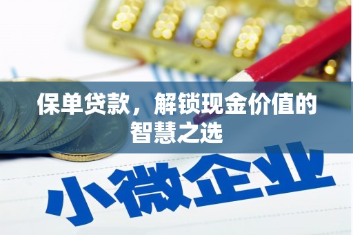 索县保单贷款，解锁现金价值的智慧之选