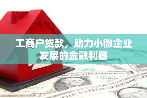 索县工商户贷款，助力小微企业发展的金融利器