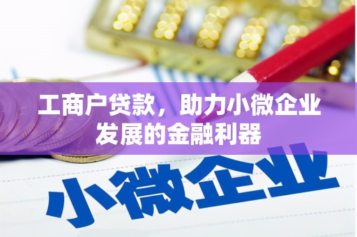 索县工商户贷款，助力小微企业发展的金融利器