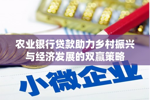 索县农业银行贷款助力乡村振兴与经济发展的双赢策略