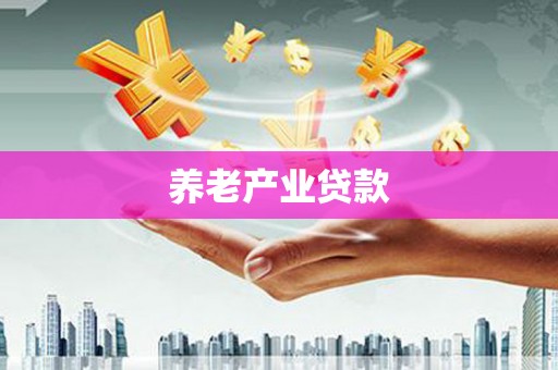 索县养老产业贷款