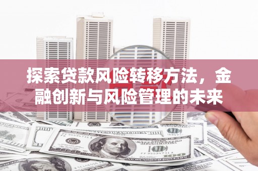 索县探索贷款风险转移方法，金融创新与风险管理的未来