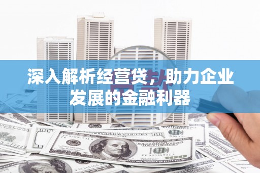 索县深入解析经营贷，助力企业发展的金融利器