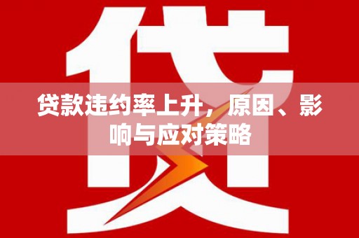 索县贷款违约率上升，原因、影响与应对策略