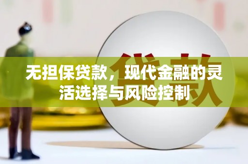 索县无担保贷款，现代金融的灵活选择与风险控制