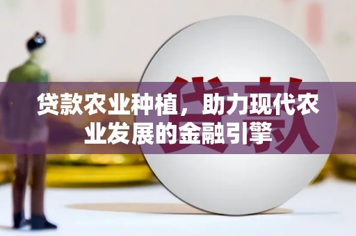 索县贷款农业种植，助力现代农业发展的金融引擎