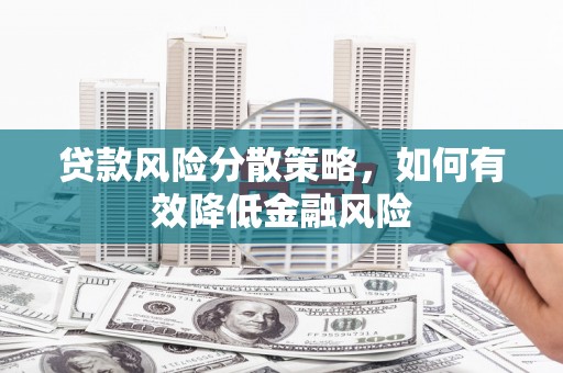 索县贷款风险分散策略，如何有效降低金融风险