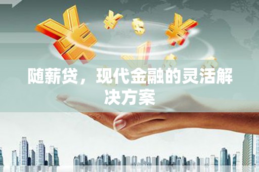 索县随薪贷，现代金融的灵活解决方案