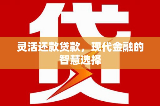 索县灵活还款贷款，现代金融的智慧选择