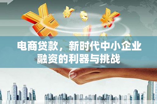 索县电商贷款，新时代中小企业融资的利器与挑战