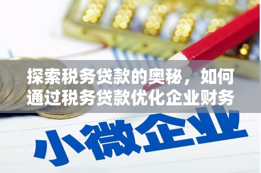 索县探索税务贷款的奥秘，如何通过税务贷款优化企业财务