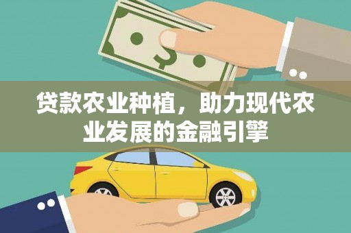 索县贷款农业种植，助力现代农业发展的金融引擎