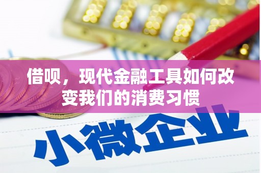 索县借呗，现代金融工具如何改变我们的消费习惯