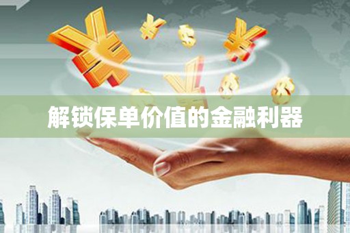 索县解锁保单价值的金融利器
