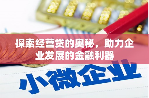 索县探索经营贷的奥秘，助力企业发展的金融利器