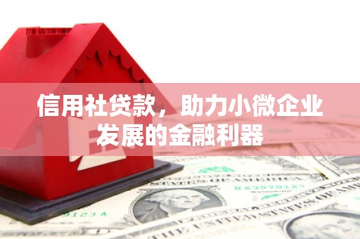索县信用社贷款，助力小微企业发展的金融利器