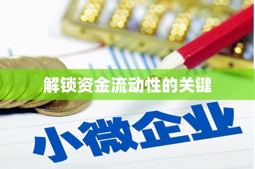 索县解锁资金流动性的关键