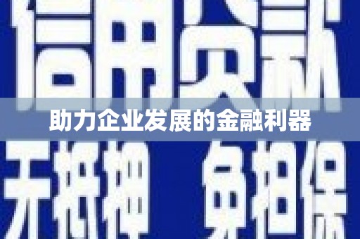 索县助力企业发展的金融利器
