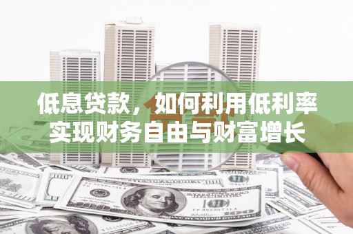 索县低息贷款，如何利用低利率实现财务自由与财富增长